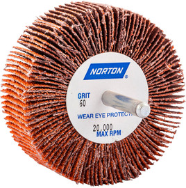 Norton® 3" 60 Grit Coarse Blaze Flap Wheel