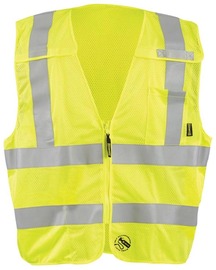 OccuNomix Medium Hi-Viz Yellow Polyester/Mesh Vest