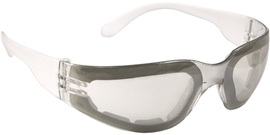 Radians Mirage™ Foam Frameless I/O Safety Glasses With I/O Polycarbonate Anti-Fog Lens