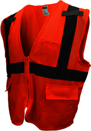 Radians X-Large Hi-Viz Orange RADWEAR® Polyester Mesh Vest