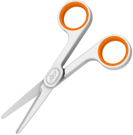 Safety Products Global 5.55 X 2.62 X 0.48 White/Orange Nylon And Ceramic Slice® Scissors