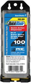 Safety Products Global 6 X 2.25 X 1.5 Silver Carbon Steel PHC® Razor Blades