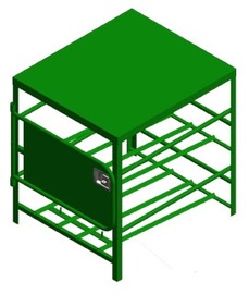 Saf-T-Cart Steel 4 Cylinder Cage Saf-T-Cart Steel 4 Cylinder Cage
