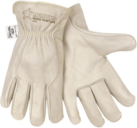 MCR Safety® X-Large Beige Cowhide Unlined Drivers Gloves