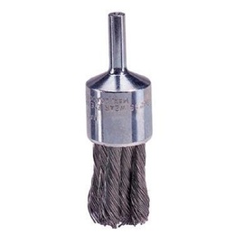 Weiler® 3/4" X 1/4" Steel Knot Wire End Brush Weiler® 3/4" X 1/4" Steel Knot Wire End Brush