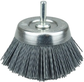 Weiler® 2-3/4" X 1/4" Nylox® Silicon Carbide Crimped Fill Cup Brush Weiler® 2-3/4" X 1/4" Nylox® Silicon Carbide Crimped Fill Cup Brush