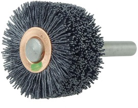 Weiler® 2" X 3/8" Nylox® Bore-Rx™ Ceramic Crimped Fill Crosshole Deburring Brush Weiler® 2" X 3/8" Nylox® Bore-Rx™ Ceramic Crimped Fill Crosshole Deburring Brush
