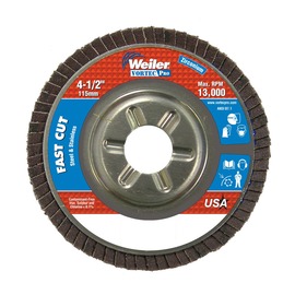 Weiler® Wolverine® 4 1/2" X 7/8" 36 Grit Type 29 Flap Disc