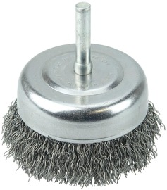 Weiler® 3" X 1/4" Wolverine™ Steel Crimped Wire Cup Brush Weiler® 3" X 1/4" Wolverine™ Steel Crimped Wire Cup Brush