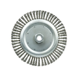 Weiler® 7" X 5/8" - 11 Wolverine Steel Knot Wire Wheel Brush