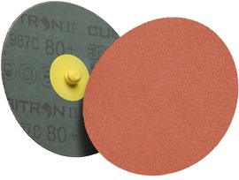 3M™ 4" 80+ Grit Cubitron™ II/Roloc™ Disc