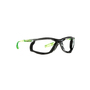 3M™ Solus™ Green Safety Glasses With Clear Anti-Fog Lens