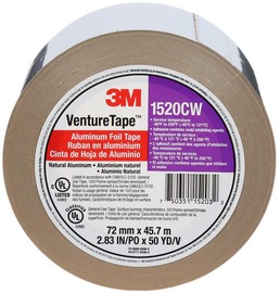 3M™ 2.83" X 50 yd Silver Aluminum Foil Tapes