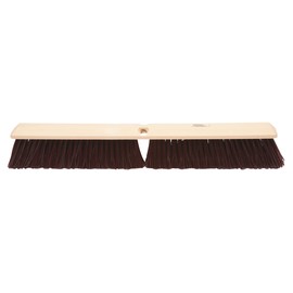 Weiler® 3" Trim Maroon Synthetic Fine Sweeping Brush Head With 24" Wood Block Weiler® 3" Trim Maroon Synthetic Fine Sweeping Brush Head With 24" Wood Block