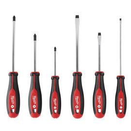 Milwaukee® 3" - 6" Black/Red/Silver Screwdriver Set