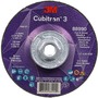 3M™ 5" X 1/8" X 5/8" - 11 Cubitron™ 3 36+ Grit Ceramic Grain Type 27 Depressed Center Combination Wheel