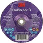 3M™ 4" X 5/32" X 3/8" Cubitron™ 3 36+ Grit Ceramic Grain Type 27 Depressed Center Combination Wheel