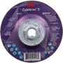 3M™ 4 1/2" X 5/32" X 5/8" - 11 Cubitron™ 3 36+ Grit Ceramic Grain Type 27 Depressed Center Combination Wheel