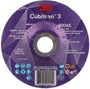 3M™ 5" X .045" X 7/8" Cubitron™ 3 36+ Grit Ceramic Grain Type 27 Depressed Center Cut Off Wheel