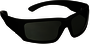 3M™ Maxim™ Black Safety Glasses With Gray Anti-Scratch/Anti-Fog Lens