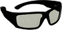 3M™ Maxim™ Black Safety Glasses With Gray I/O Anti-Fog/Anti-Scratch Lens