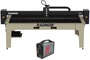 RADNOR™ 10' X 5' Cutting Table With Hypertherm® Powermax45 SYNC® Plasma Cutter And FlashCut® CNC Software RADNOR™ 10' X 5' Cutting Table With Hypertherm® Powermax45 SYNC® Plasma Cutter And FlashCut® CNC Software