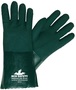 MCR Safety Large Hunter Green PlyFlex Jersey Lined PVC Chemical Resistant Gloves