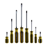 Stanley® Yellow/Black Steel 100 Plus® Screwdriver Set