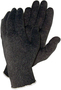 MCR Safety® Black Small Cotton/Polyester General Purpose Gloves With Knit Wrist