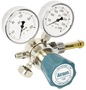 Airgas® Model 244 Nickel-Plated Brass Analytical Two Stage Regulator With CGA-580 Connection Airgas® Model 244 Nickel-Plated Brass Analytical Two Stage Regulator With CGA-580 Connection