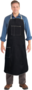 Ansell 36" Blue AlphaTec® 57-004 Denim Apron Ansell 36" Blue AlphaTec® 57-004 Denim Apron
