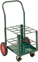 Anthony Welded Products 12 Cylinder Cart With Solid Rubber Wheels And Continuous Handle