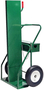 Anthony Welded Products 2 Cylinder Cart With Flat Free Wheels And Continuous Handle