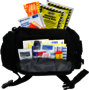 Acme-United Corporation First Aid Only 5" X 6" X 14" Black Fabric Survival Emergency Preparedness Kit With Duffle Bag Acme-United Corporation First Aid Only 5" X 6" X 14" Black Fabric Survival Emergency Preparedness Kit With Duffle Bag