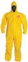 DuPont™ X-Large Yellow Tychem® 2000 10 mil Chemical Protective Coveralls (With Hood, Elastic Wrists And Ankles)