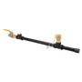 Harris® 1 Outlet 20" Steel And Brass Station Drop Harris® 1 Outlet 20" Steel And Brass Station Drop
