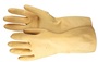 MCR Safety Medium Amber Flex-Tuff 18 mil Latex Chemical Resistant Gloves