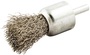 Norton® 1" X 1/4" BlueFire Crimped Stainless Steel End Brush Norton® 1" X 1/4" BlueFire Crimped Stainless Steel End Brush