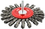 Norton® 4" X 1/4" BlueFire Carbon Steel Standard Twist Knot Wire Shank Wheel Brush Norton® 4" X 1/4" BlueFire Carbon Steel Standard Twist Knot Wire Shank Wheel Brush