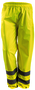 OccuNomix 4X Hi-Viz Yellow 33" Polyester And Oxford Pants