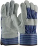 Protective Industrial Products X-Large Green Split Cowhide Palm Gloves With Canvas Back And Safety Cuff
