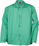 RADNOR™ Large Green Cotton Flame Resistant Jacket With Snap Front Closure RADNOR™ Large Green Cotton Flame Resistant Jacket With Snap Front Closure