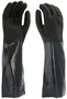 RADNOR™ Large 18" Black Interlock Lined Supported PVC Chemical Resistant Gloves RADNOR™ Large 18" Black Interlock Lined Supported PVC Chemical Resistant Gloves