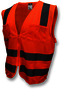Radians Medium Hi-Viz Orange RADWEAR® Polyester/Polyester Mesh Standard Vest