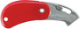 Safety Products Global 4.08 X 1.54 X 0.35 Red Carbon Steel PHC® Auto-Retracting Folding Knife