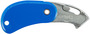 Safety Products Global 4.08 X 1.54 X 0.35 Blue Carbon Steel PHC® Auto-Retracting Folding Knife