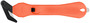 Safety Products Global 7 X 1.75 X 0.313 Orange Plastic And Carbon Steel Klever® Safety Cutter