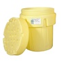 UltraTech 32 1/4" X 41 1/4" Yellow Polyethylene Overpack Salvage Drum®