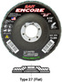 United Abrasives SAIT 4-1/2" X 7/8" 36 Grit Type 27 Flap Discs