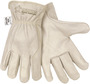 MCR Safety® X-Large Beige Cowhide Unlined Drivers Gloves